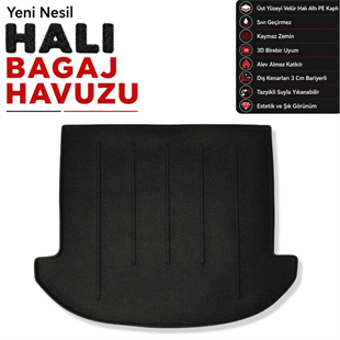 Hyundai Santa Fe Halı Bagaj Havuzu (2013-2021 Arası)