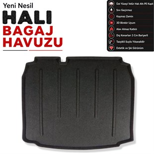 Audi A3 Sportback Halı Bagaj Havuzu (2006 - 2012 Arası)