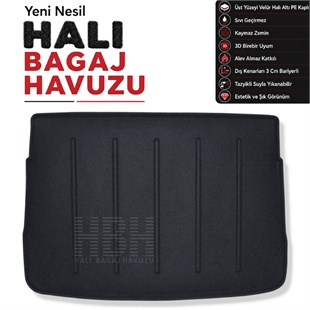 Vw Golf VIII Üst Raf Halı Bagaj Havuzu (2021 Sonrası)