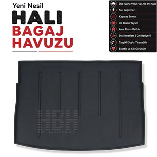 Vw Golf VII Üst Raf Halı Bagaj Havuzu (2013-2021 Arası)