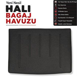 Opel Astra K HB Stepneli Halı Bagaj Havuzu (2015-2022 Arası)
