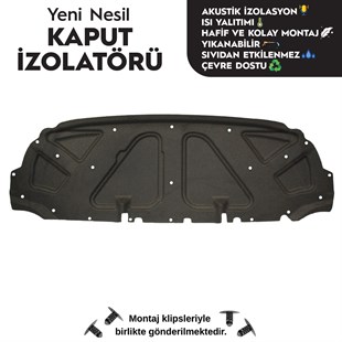 Fiat Doblo 2 Kaput İzolatörü (2006-2012 Arası) - (Geniş Aile Hariç)