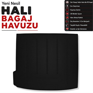 BMW X6 Halı Bagaj Havuzu E71 (2008-2014 Arası)