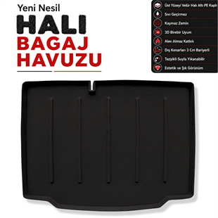 Renault Clio V HB Halı Bagaj Havuzu (2020-2025 Arası)
