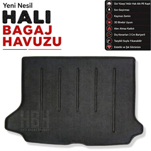 Audi Q2 Halı Bagaj Havuzu (2017 - 2021 Arası)