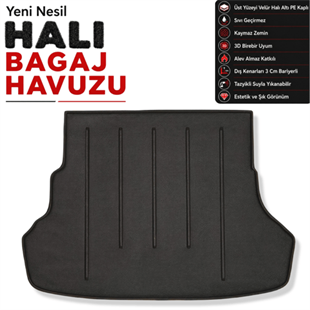 Hyundai Accent Blue Halı Bagaj Havuzu (2011 Sonrası)