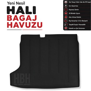 Peugeot 508 Sedan Ses Sistemli Halı Bagaj Havuzu (2011 - 2019 Arası)