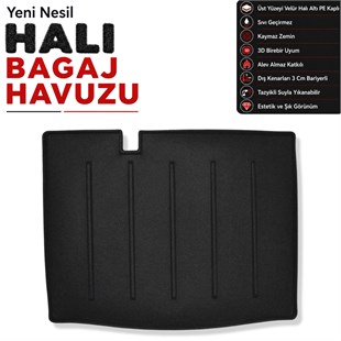 Dacia Sandero Stepway Halı Bagaj Havuzu (2021-2024 Arası)
