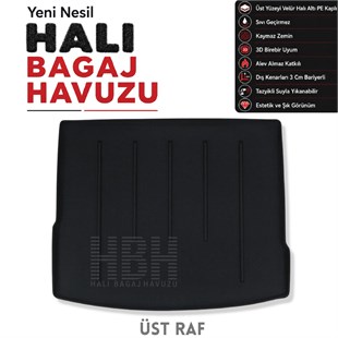 Vw Tiguan (Stepneli) Halı Bagaj Havuzu (2016 Sonrası)