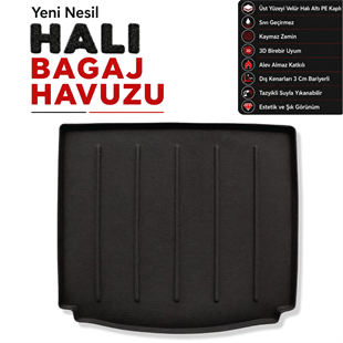 Mercedes A Serisi W177 Sedan Halı Bagaj Havuzu (2019 Sonrası)