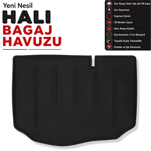 Ford Fiesta Halı Bagaj Havuzu (2017 Sonrası)