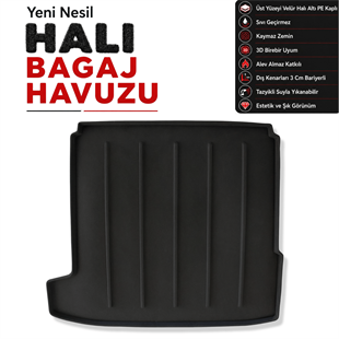 Opel Astra J Sedan Halı Bagaj Havuzu (2019 Sonrası)