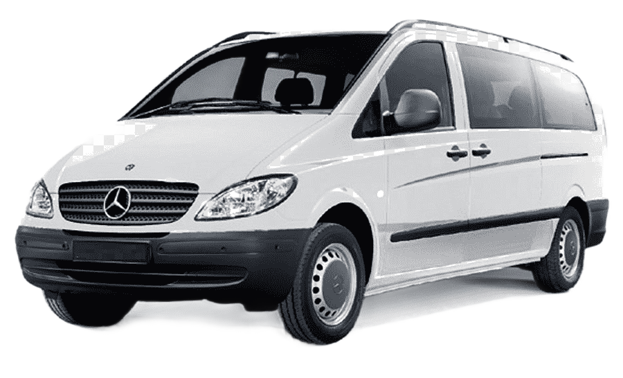 Mercedes-Benz Vito II Van, 2/3 koltuk 2003-2014 Arası Uyumulu Kauçuk Paspas