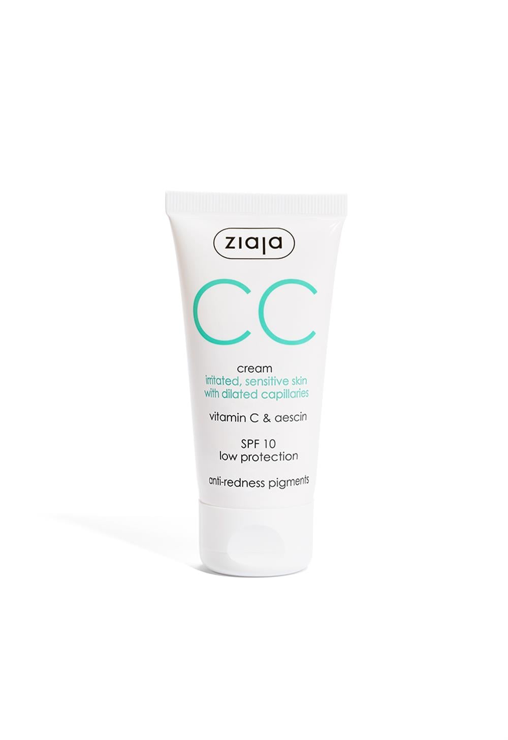 CC Krem Tahriş Olmuş, Kılcal Damarları Genişlemiş Hassas Ciltler İçin  SPF10 50ml