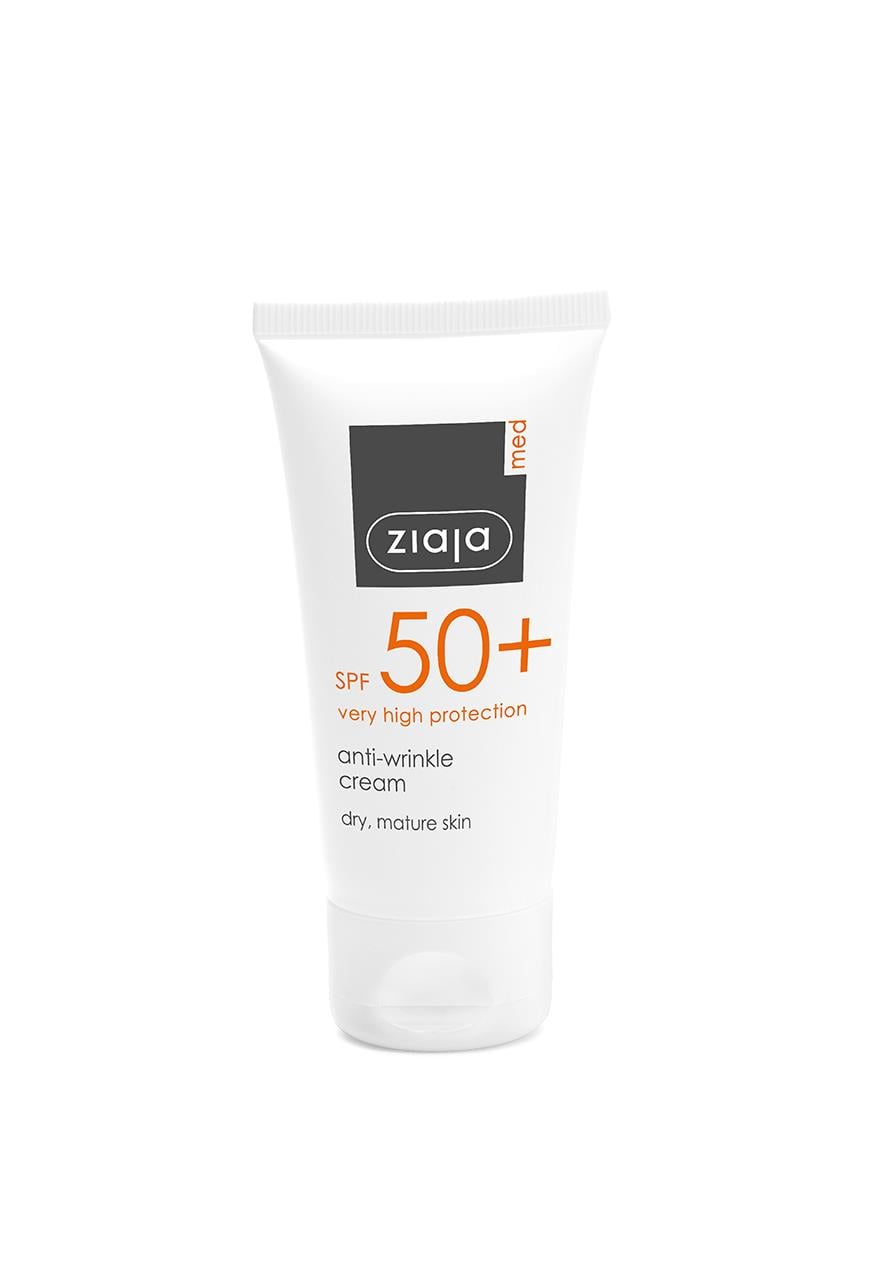 Ziaja Med Sun Yüz Kremi Kırışıklık Önleyici Spf 50+ UVA+UVB 50 ml