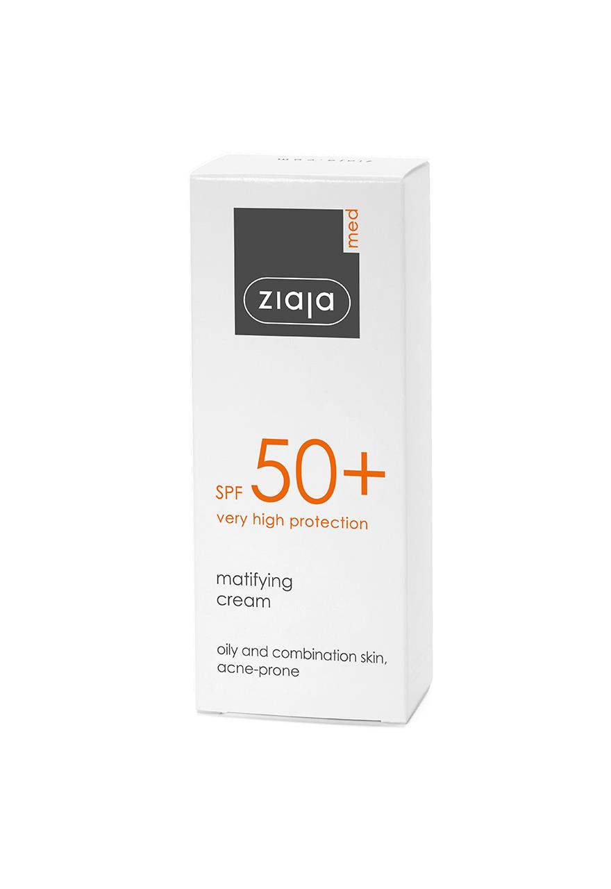 Ziaja Med Sun Yüz Kremi Matlaştırıcı  Spf 50+ UVA+UVB 50 ml