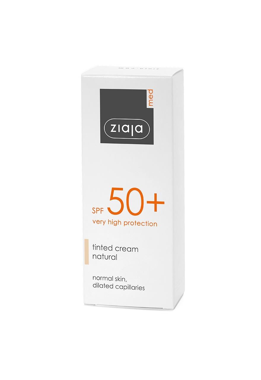 Ziaja Med Sun Yüz Kremi Doğal Ton Spf 50+  UVA+UVB 50 ml