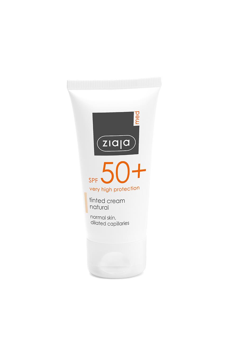 Ziaja Med Sun Yüz Kremi Doğal Ton Spf 50+  UVA+UVB 50 ml