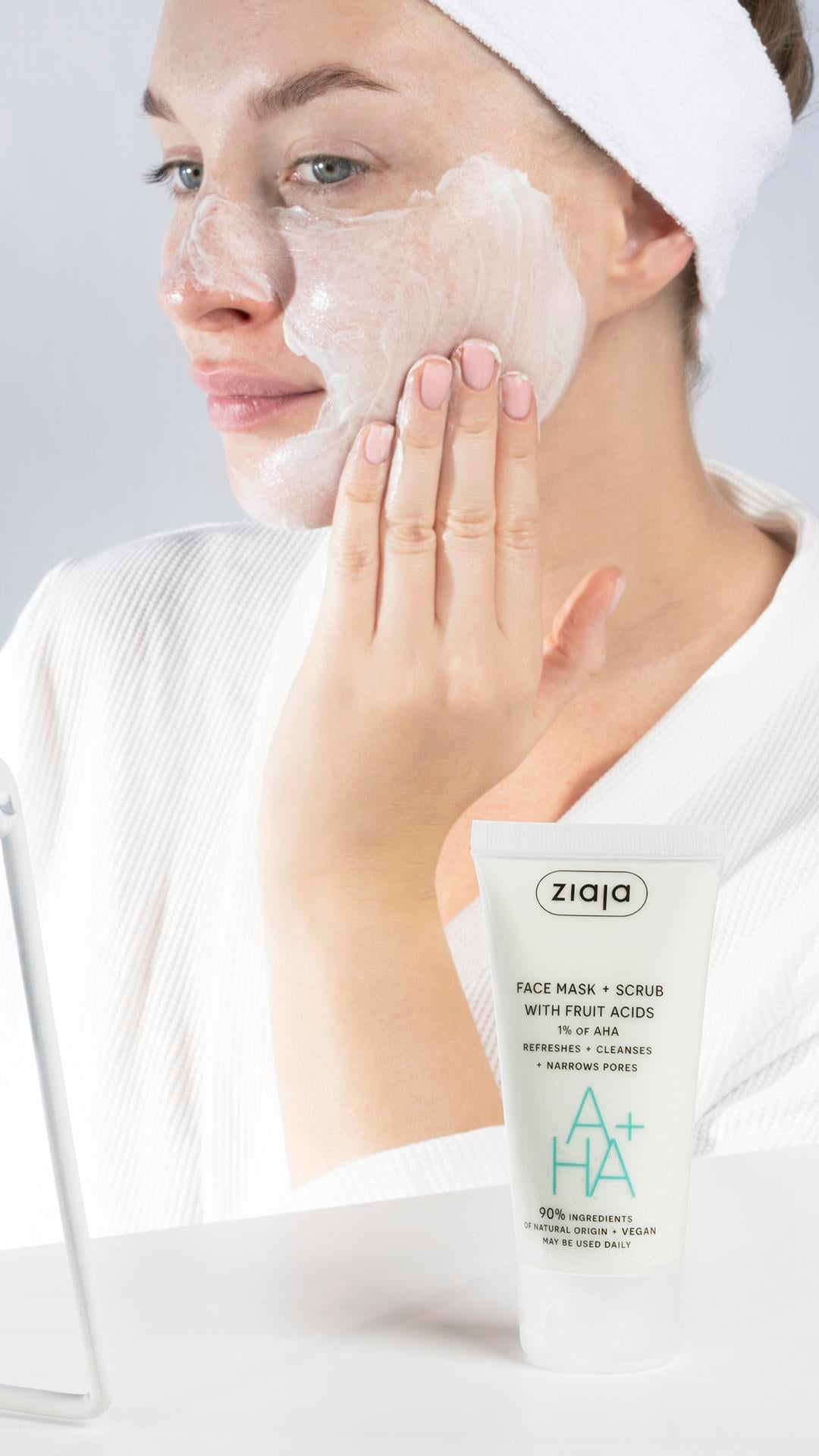 Meyve Asitli AHA+ Yüz Peelingi & Maskesi 55 ml