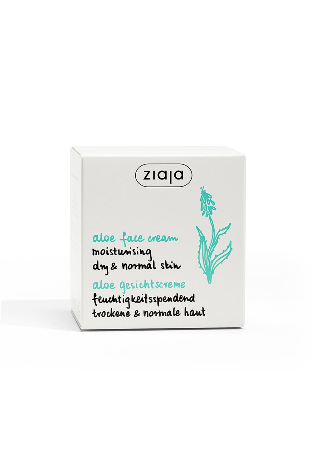 Aloe Kuru Ciltler İçin Yüz Kremi 50 ml