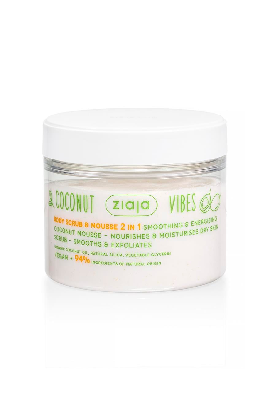 Ziaja - ZIAJA COCONUT VIBES BODY SCRUB&MOUSSE 2IN1