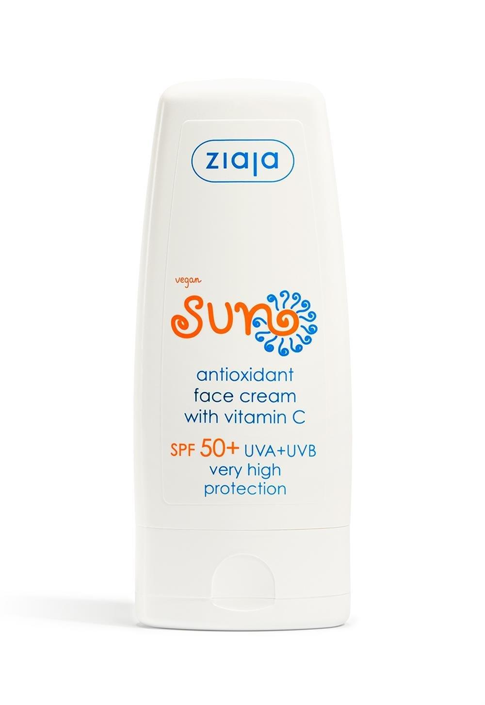 Ziaja Sun 2li Avantajlı Paket -  C Vitaminli Antioksidan Spf 50+ Güneş Koruyucu Yüz Kremi 50 ml x2