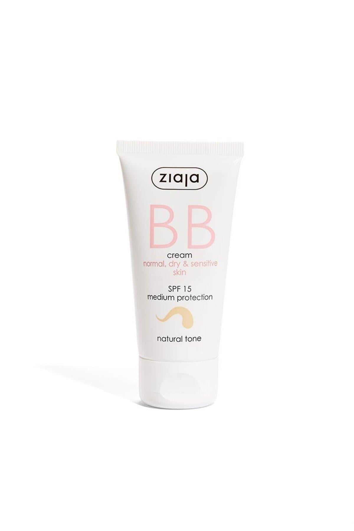 BB Krem Normal, Kuru ve Hassas Ciltler İçin Doğal Ton SPF15 50 ml - Outlet