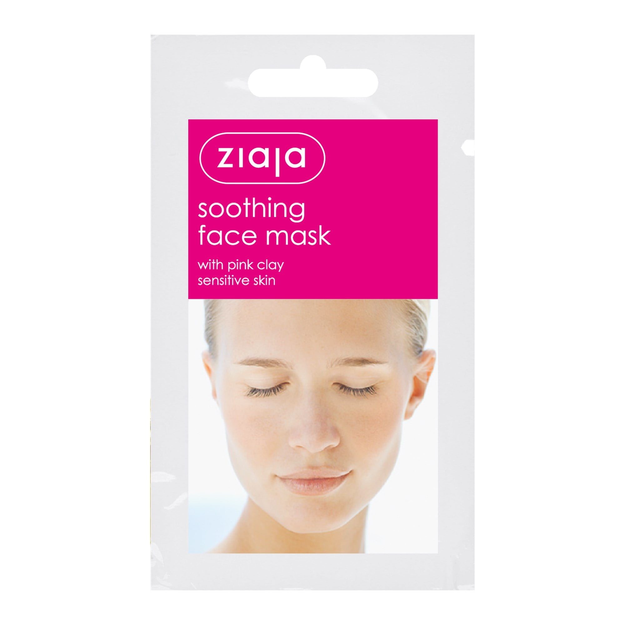 Ziaja Pembe Kil İçeren Yatıştırıcı Yüz Maskesi 7 ml (5li Set)