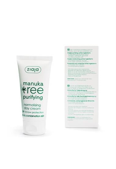 ZiajaManuka Nemlendirici ve Dengeleyici Gündüz Kremi SPF10 50 ml