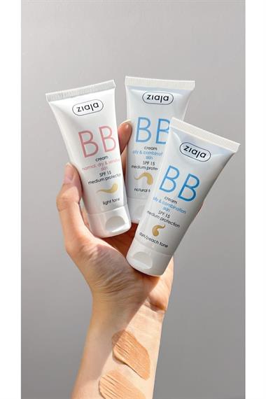 BB Kremi Yağlı ve Karma Ciltler İçin Açık Ton SPF15 50 ml - Outlet