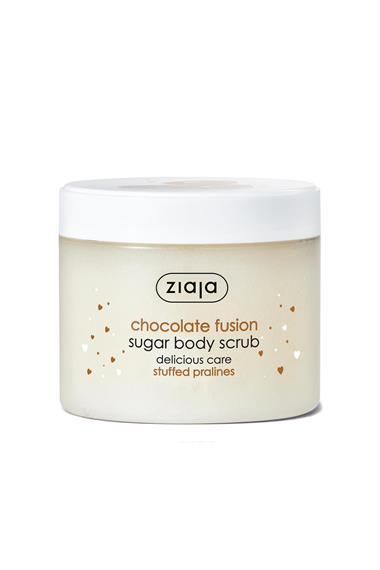 Çikolatalı Şeker Vücut Peelingi 300 ml + Tropikal Ananas Dudak Peelingi 2li Set