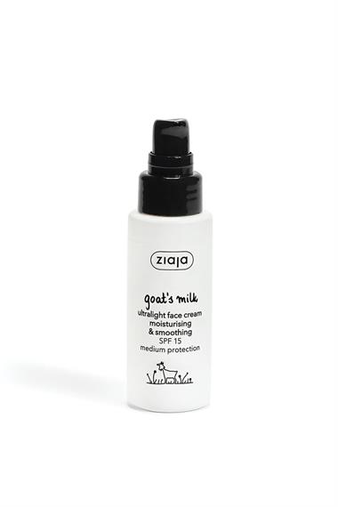Keçi Sütü Hızlı Emilen Nemlendirici ve Rahatlatıcı Yüz Kremi SPF 15 50 ml - Outlet