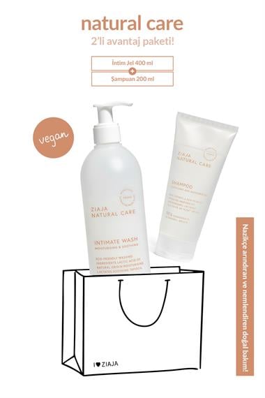 ZIAJASHOP - Ziaja - Natural Care Şampuan 200ml + İntim Jel 400ml 2'li Avantaj Paketi