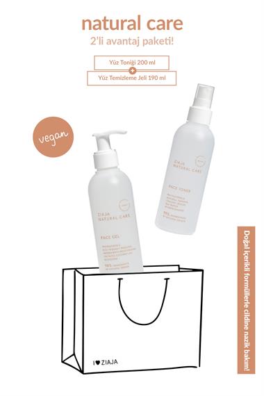 Natural Care Yüz Temizleme Jeli 190 ml + Natural Care Yüz Toniği 200 ml 2li Set 