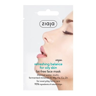 ZIAJASHOP - Ziaja - Ziaja Ferahlatıcı Dengeleyici Yağsız Yüz Maskesi 7 ml (5'li Set)