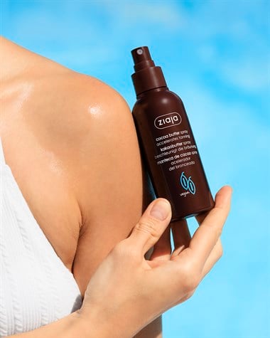 Ziaja Kakao Yağı Bronzlaştırıcı Vücut Spreyi 100 ml - Nemlendirici & Işıltı Veren Bakım Yağı