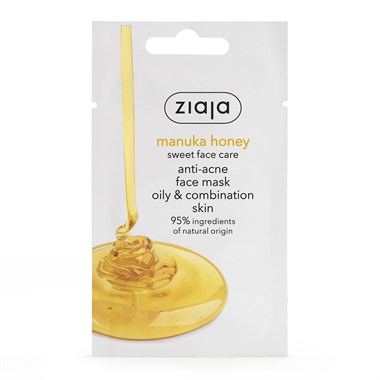 ZIAJASHOP - Ziaja - Ziaja Manuka Ballı Anti-Akne Yüz Maskesi 7 ml (5'li Set)