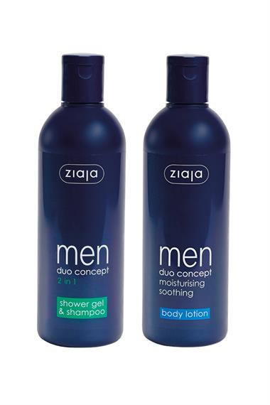 Erkekler İçin 2li Avantajlı Set -  Vücut Losyonu 300ml + Duş Jeli & Şampuanı 300ml