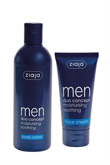 Erkekler için 2li Avantajlı Set - Nemlendirici Yüz Kremi 50ml + Vücut Losyonu 300ml