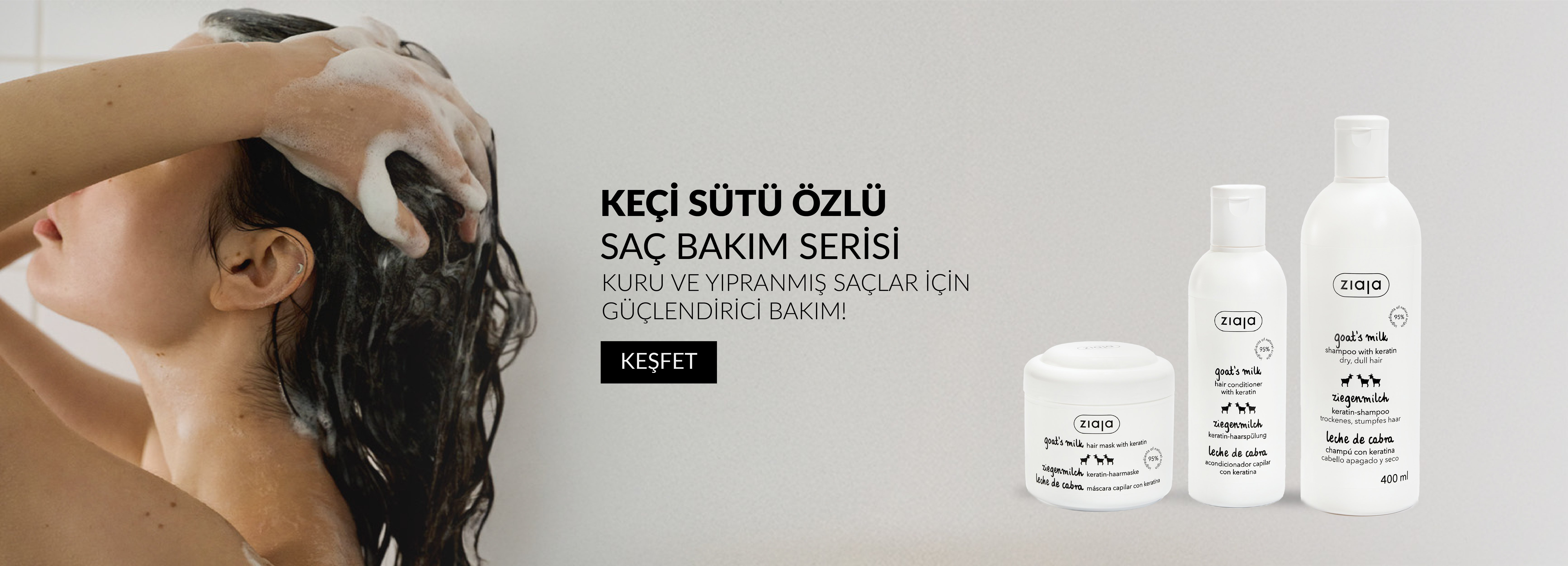 Ziaja Keçi Sütü Saç Bakım