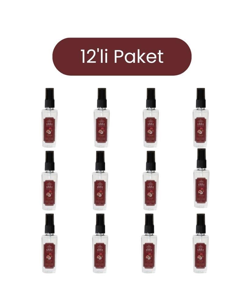 1881 - 1881 Kolonya 50ml Sprey Oriental & Miski Amber 12'li Paket