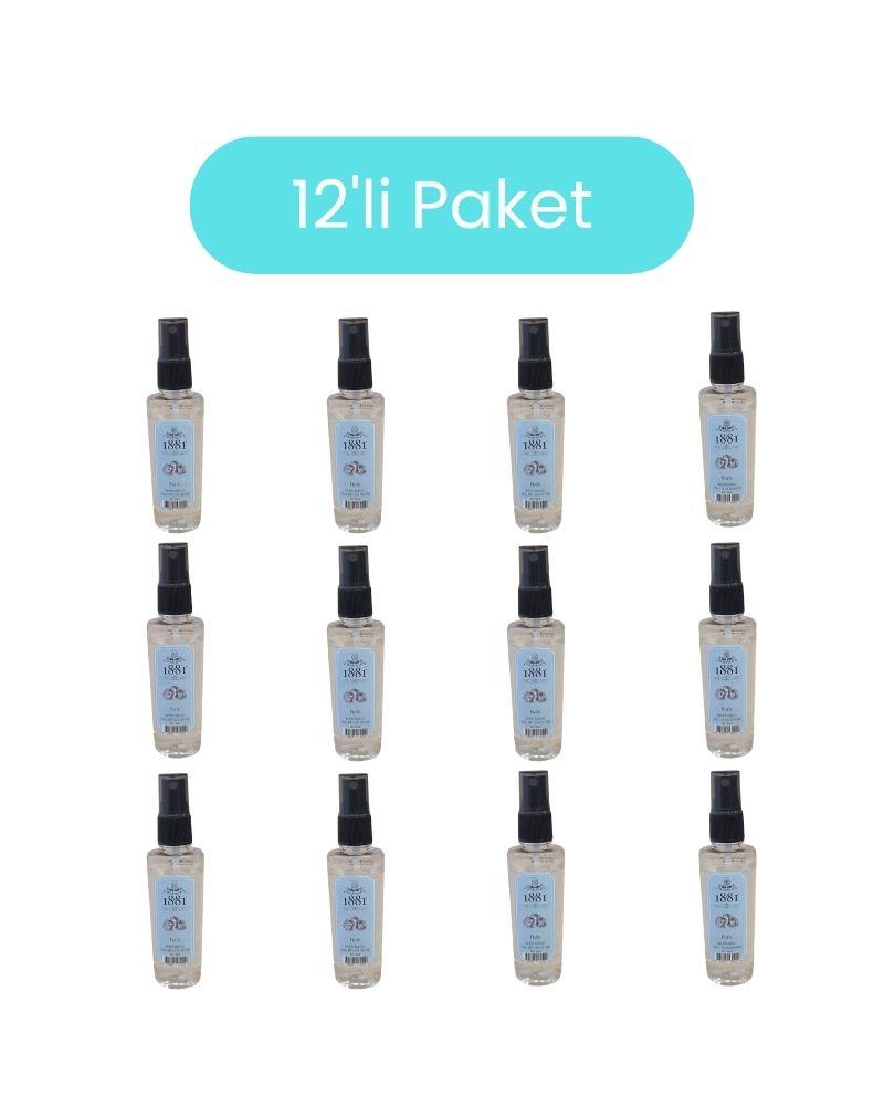 1881 - 1881 Kolonya 50ml Sprey Frais & Refrehing-Yeni Tasarım 12'li Paket