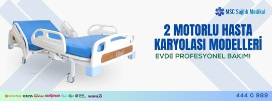 2 Motorlu Hasta Karyolası Modelleri ile Evde Profesyonel Bakım