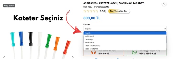 aspirasyon kateteri