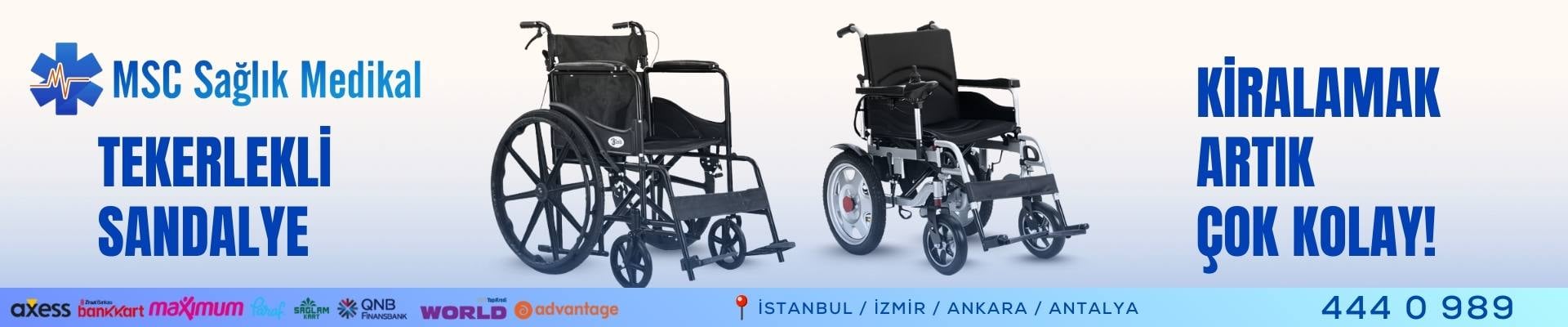 Kiralık Tekerlekli Sandalyeler