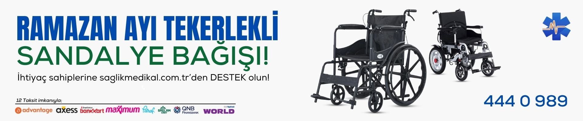 Ramazan ayına özel tekerlekli sandalye bağış kampanyası