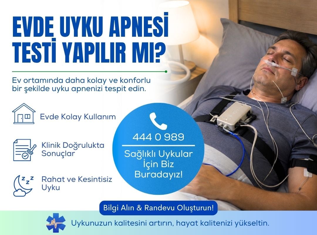 Evde uyku Testi Yapılır