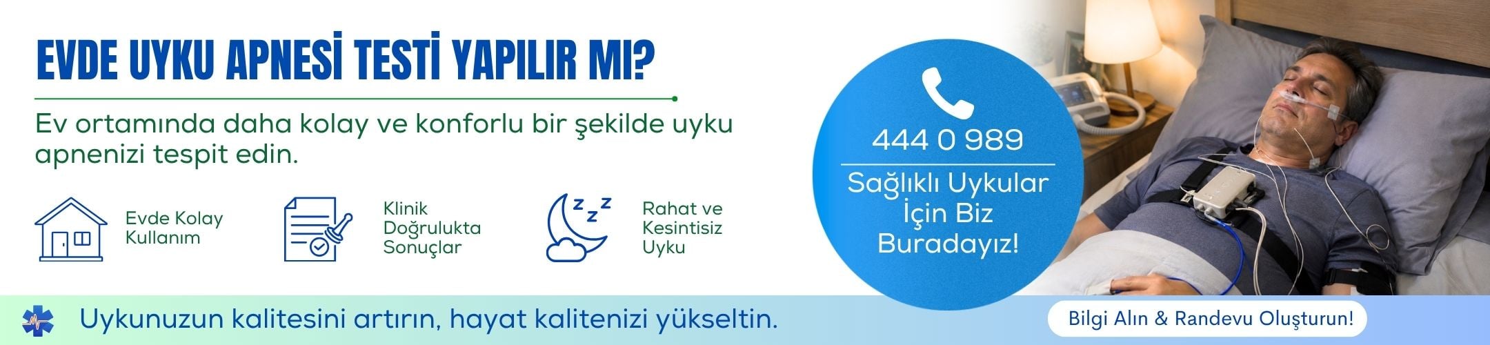 Evde Uyku Testi Yapılır
