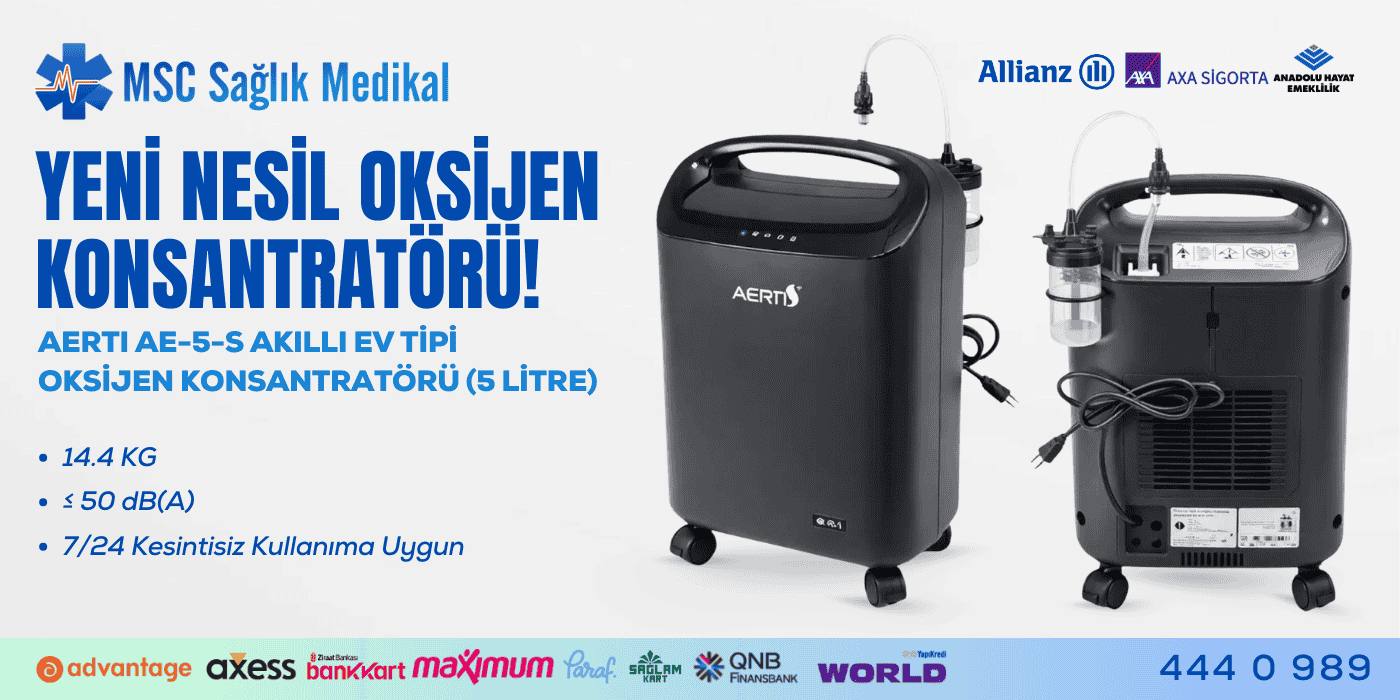 oksijen konsantiratör cihazları msc medikalde
