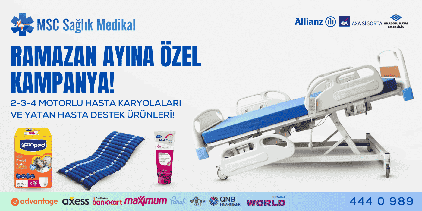 Yatan hastaların tüm ihtiyaçları msc medikalde